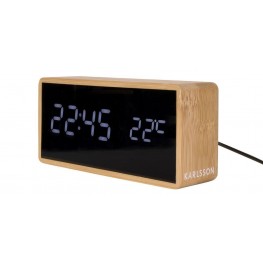 Designový LED budík - hodiny KA5724 Karlsson 15cm