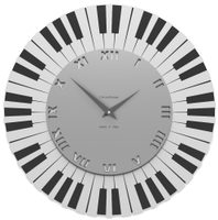 Hodiny CalleaDesign 51-10-2-2 45cm piano black